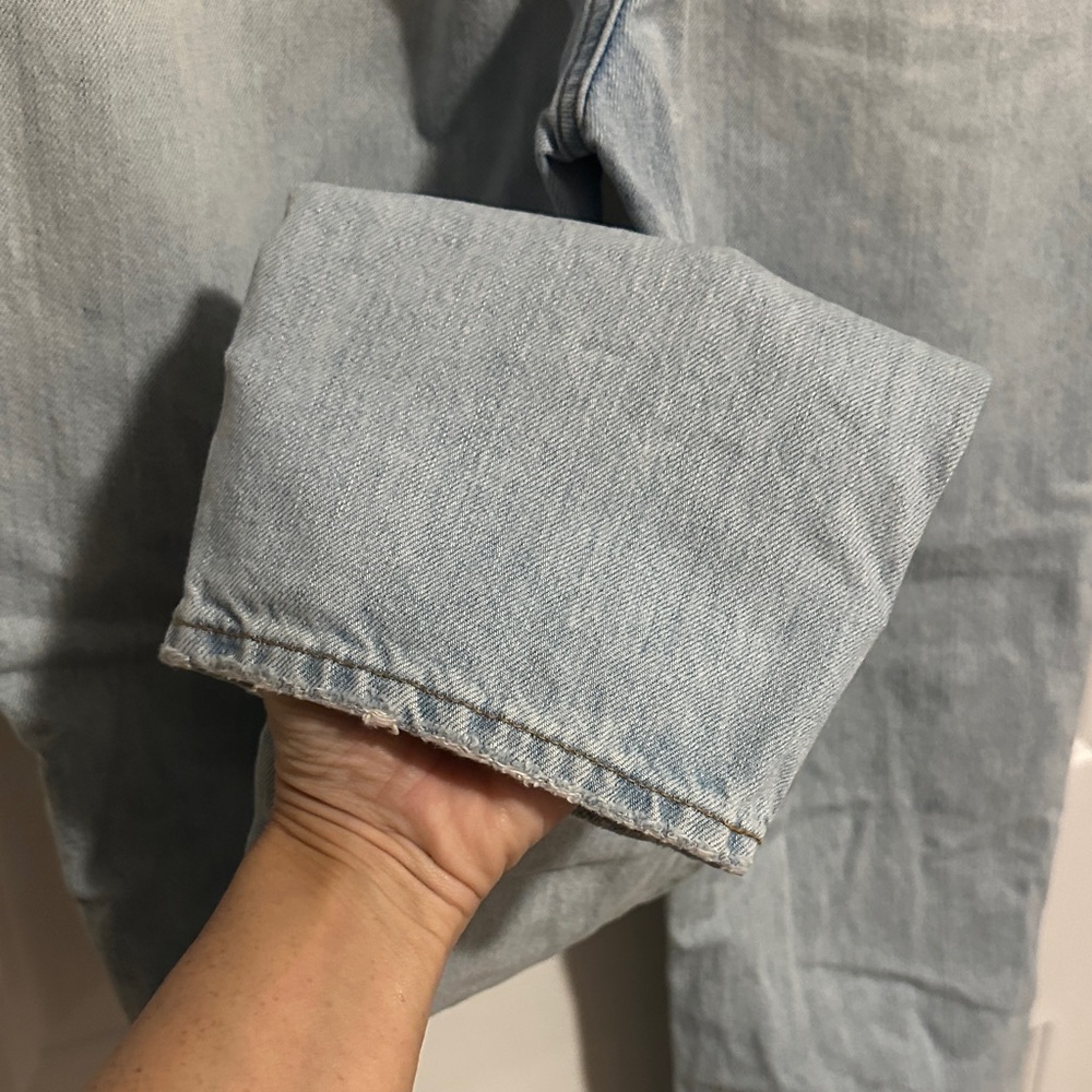 Madewell Light Blue Straight Leg Jeans - 28T - Picture 8 of 9